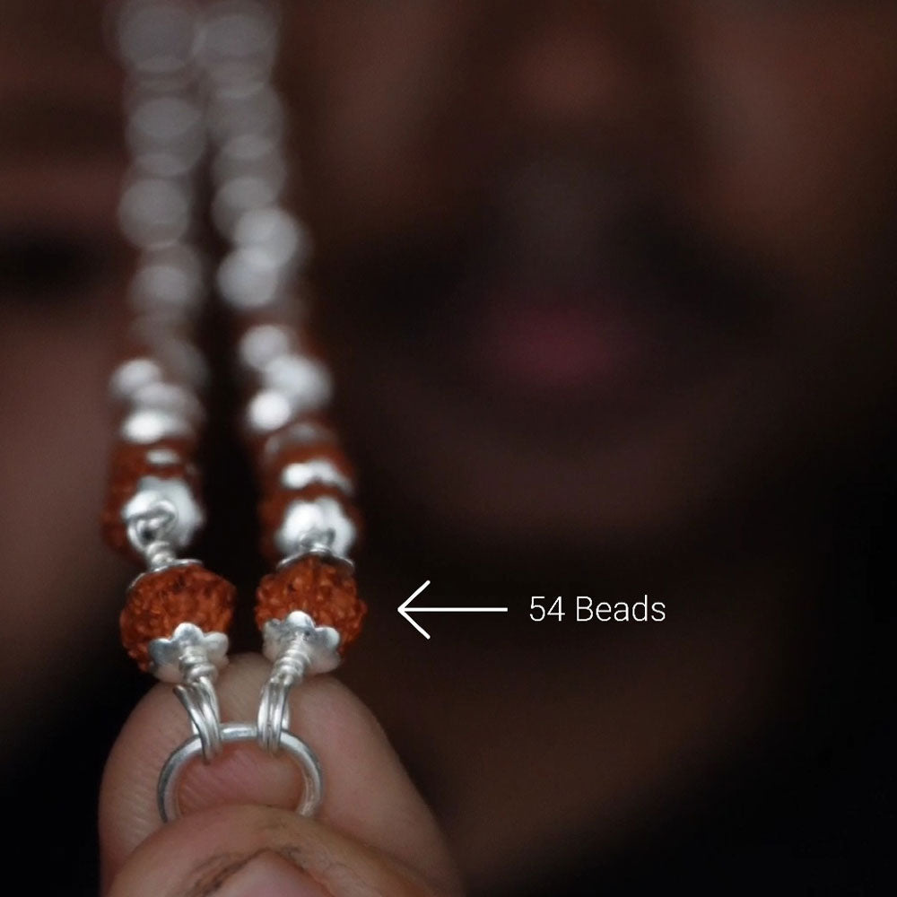 Rudhraksham Malai 6mm 54 Beads with cap