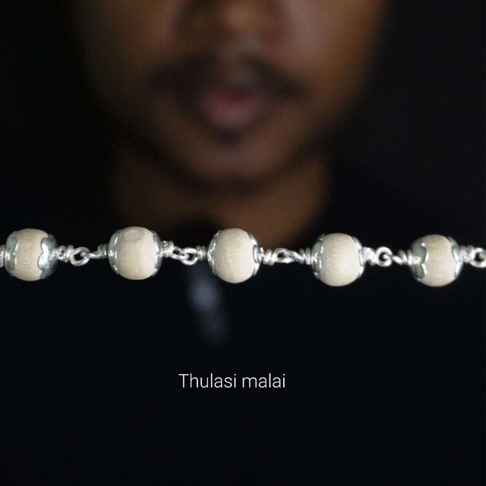Thulasi Malai 6mm 108 Beads with cap