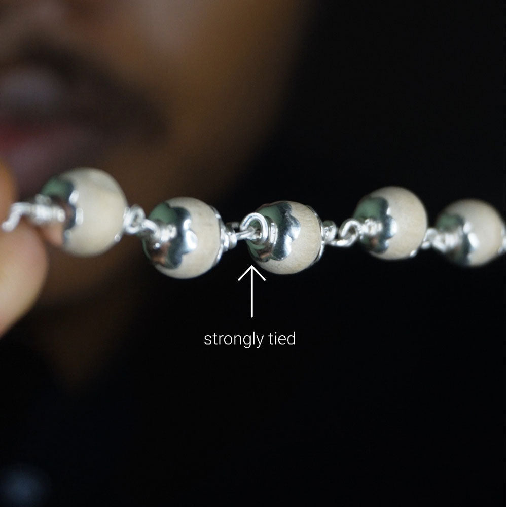 Thulasi Malai 6mm 108 Beads with cap