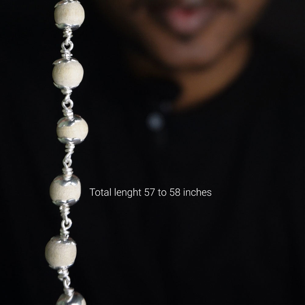 Thulasi Malai 6mm 108 Beads with cap