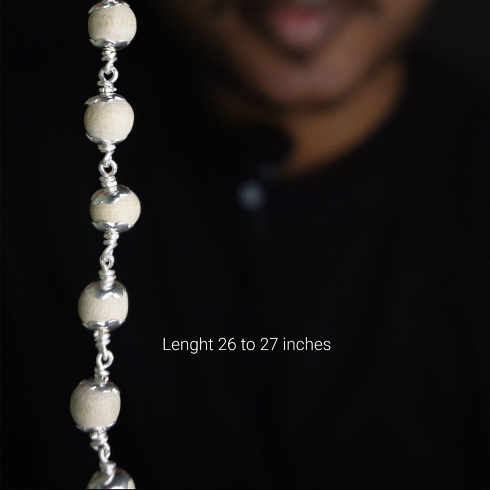 Thulasi Malai 6mm 54 Beads with cap