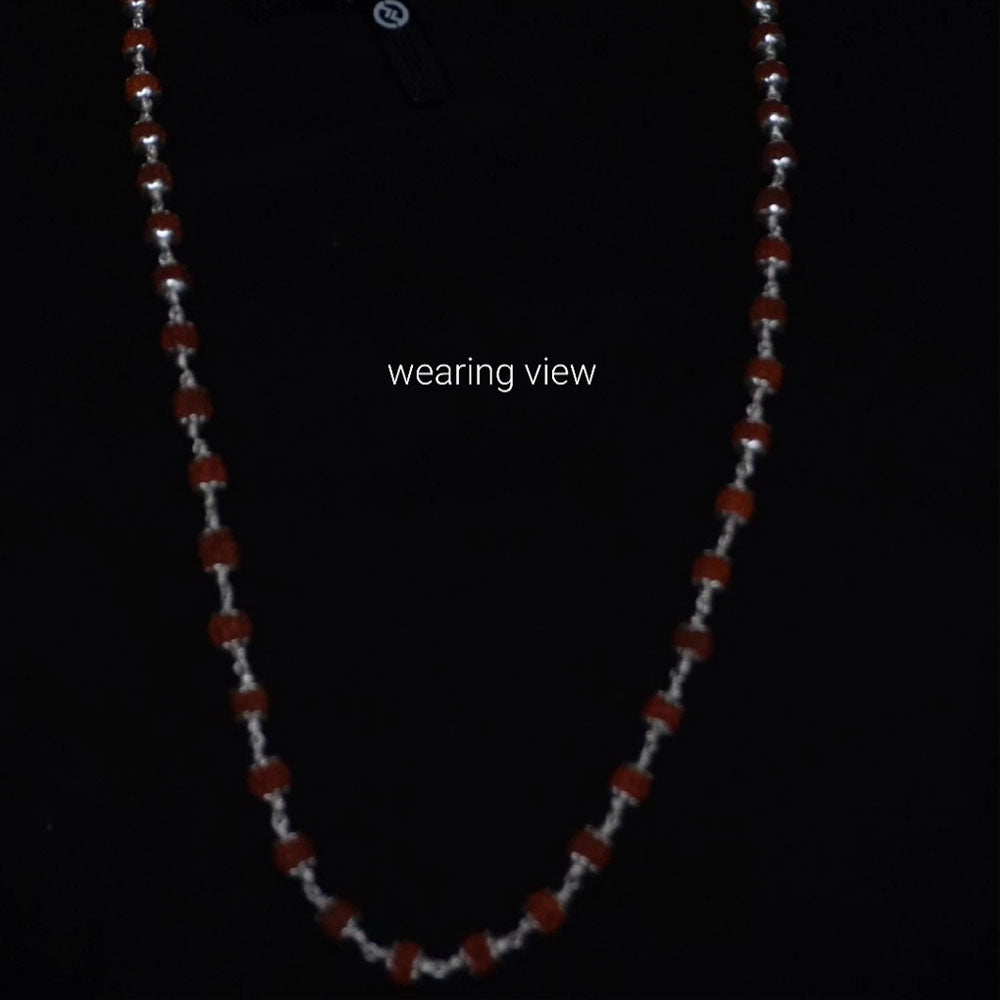 Rudhraksham Malai 8mm 54 Beads with cap