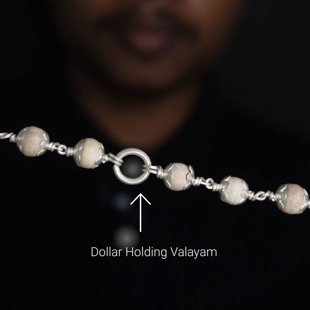 Thulasi Malai 8mm 108 Beads with cap