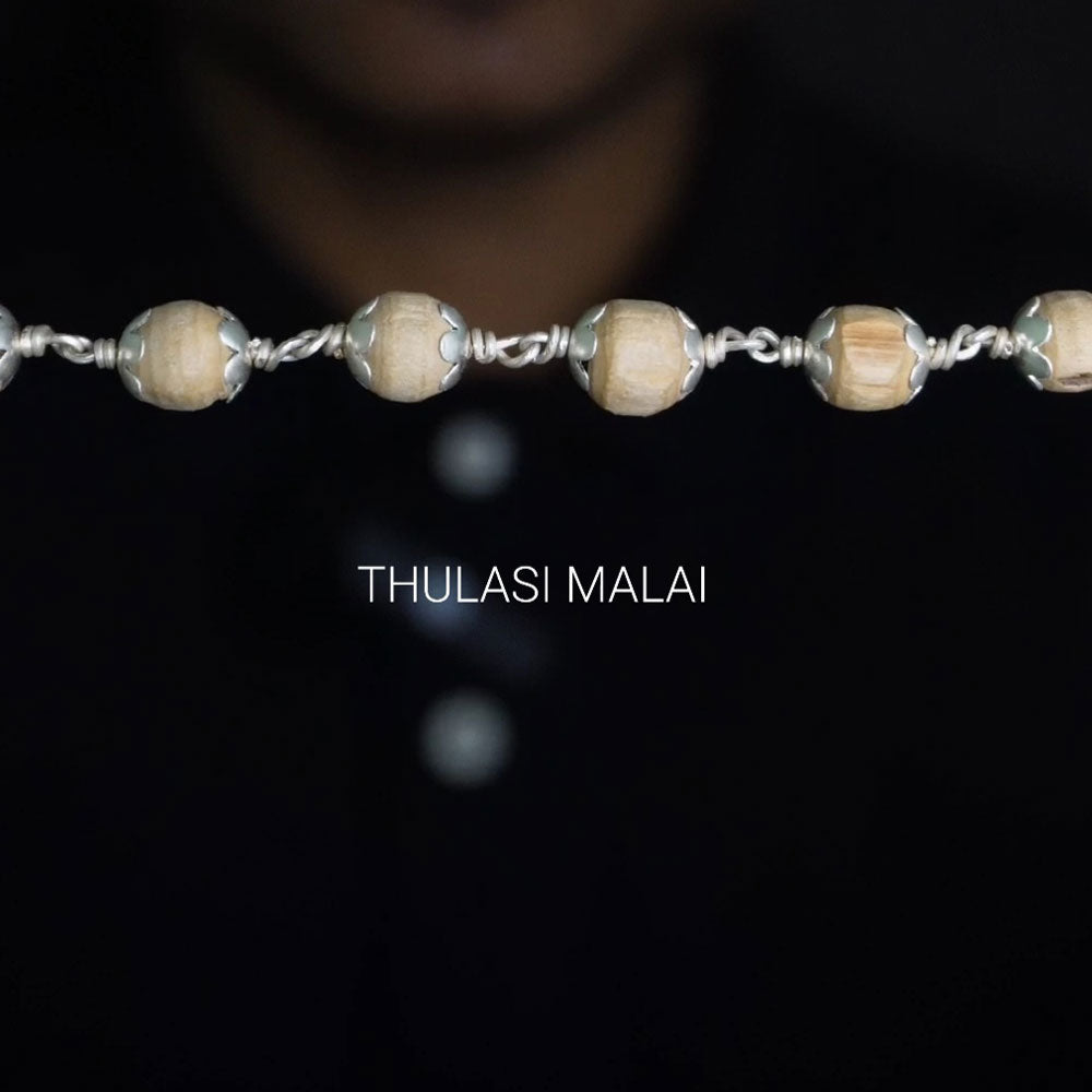 Thulasi Malai 8mm 54 Beads with cap