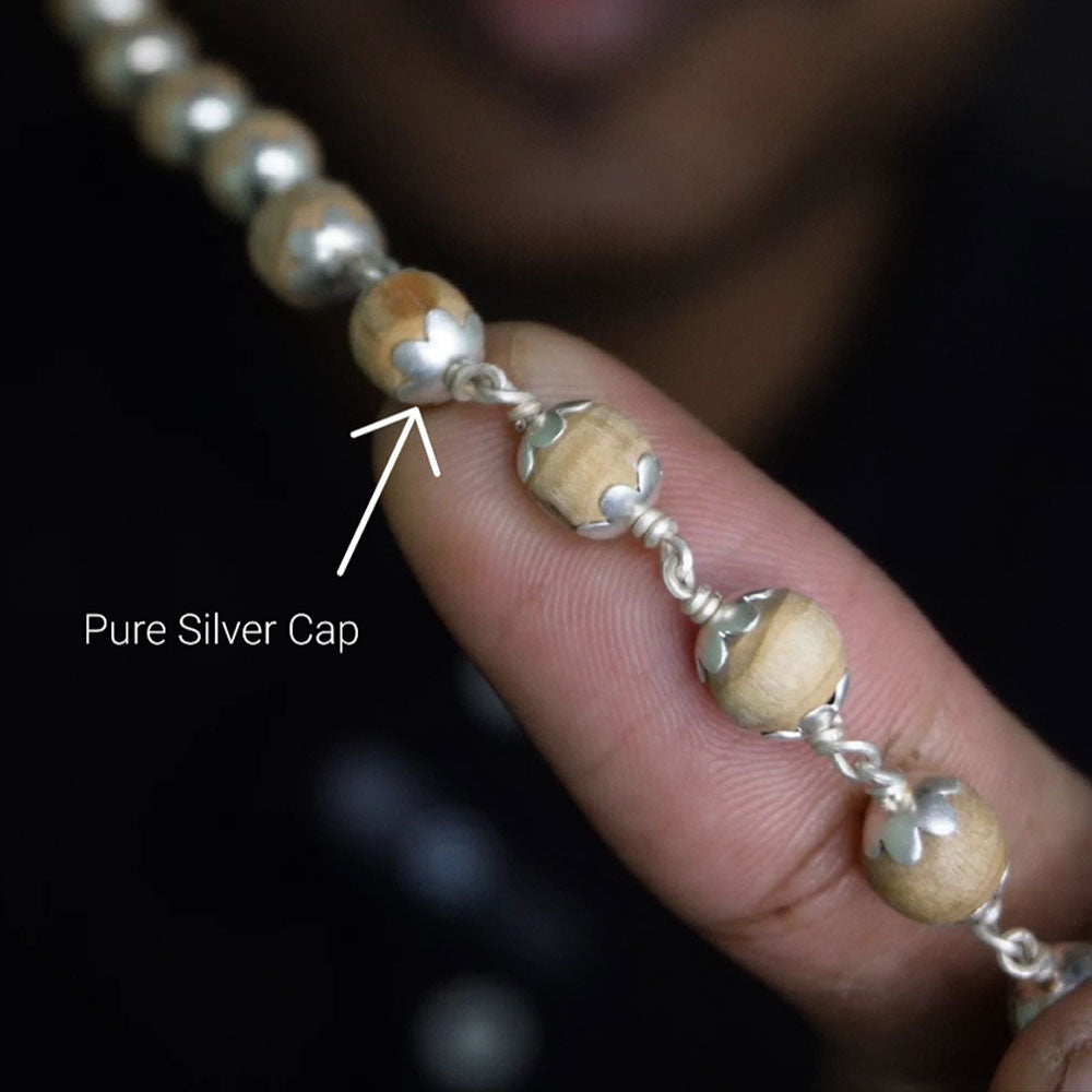 Thulasi Malai 8mm 54 Beads with cap