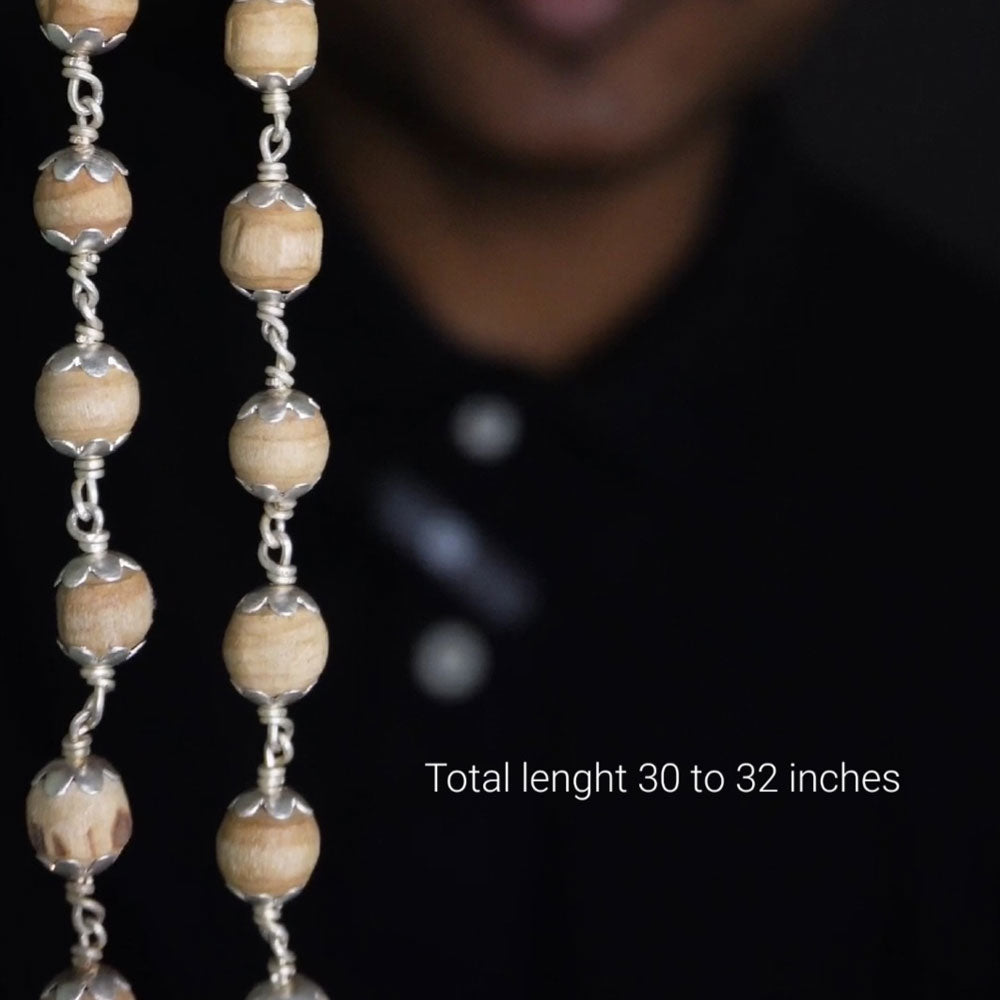 Thulasi Malai 8mm 54 Beads with cap
