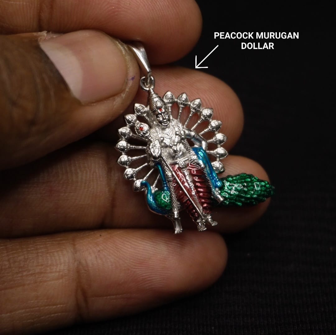 Peacock Murugan Pendant
