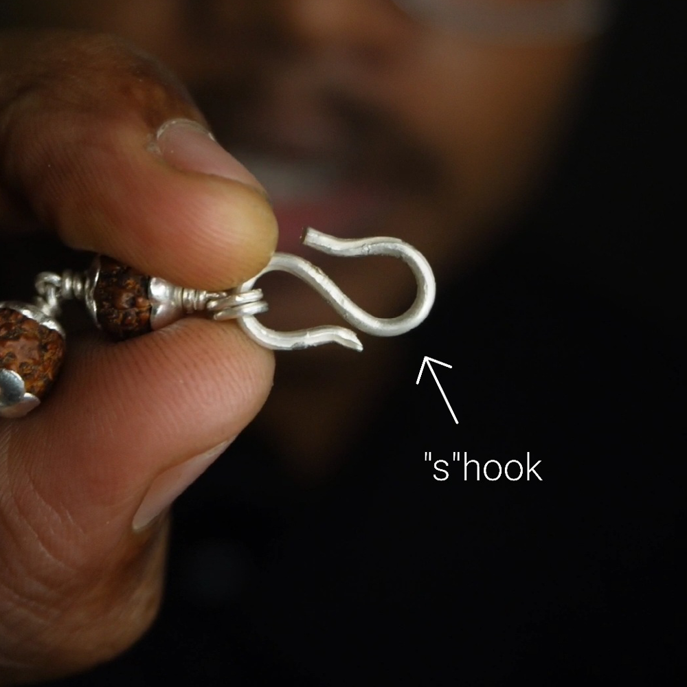 Rudhraksham bracelet 8mm with cap