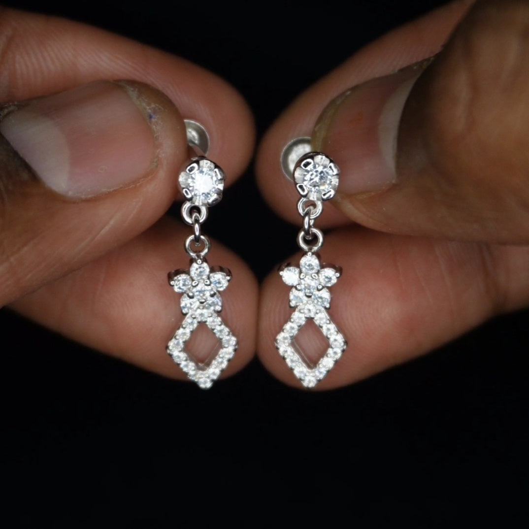 Dimond shape drops with micro stones