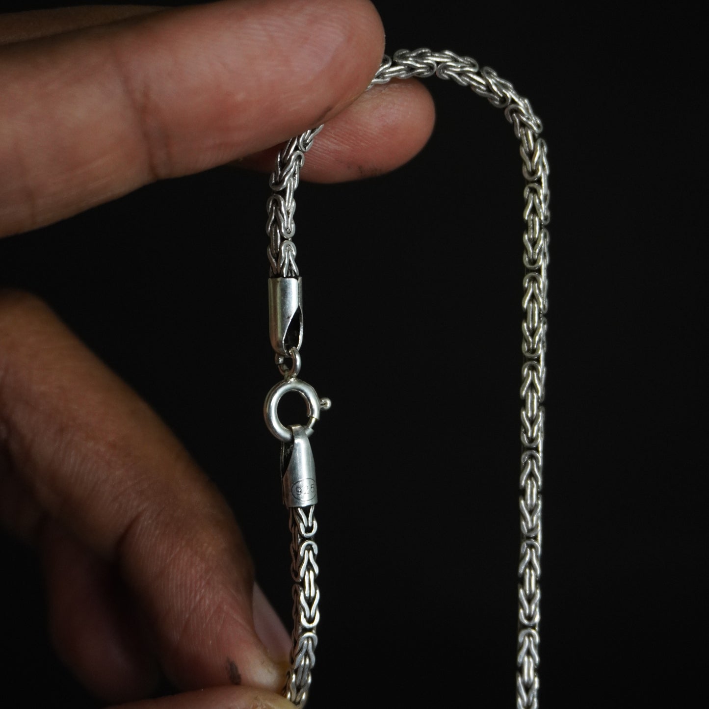 Oxidized king chain 24 inches