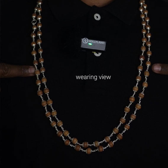 Sandhanam Malai 8mm 108 Beads with cap