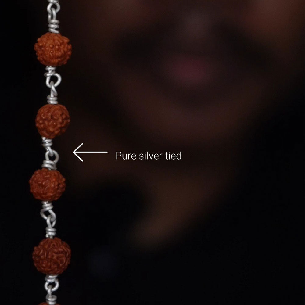 Rudhraksham bracelet 6mm without cap