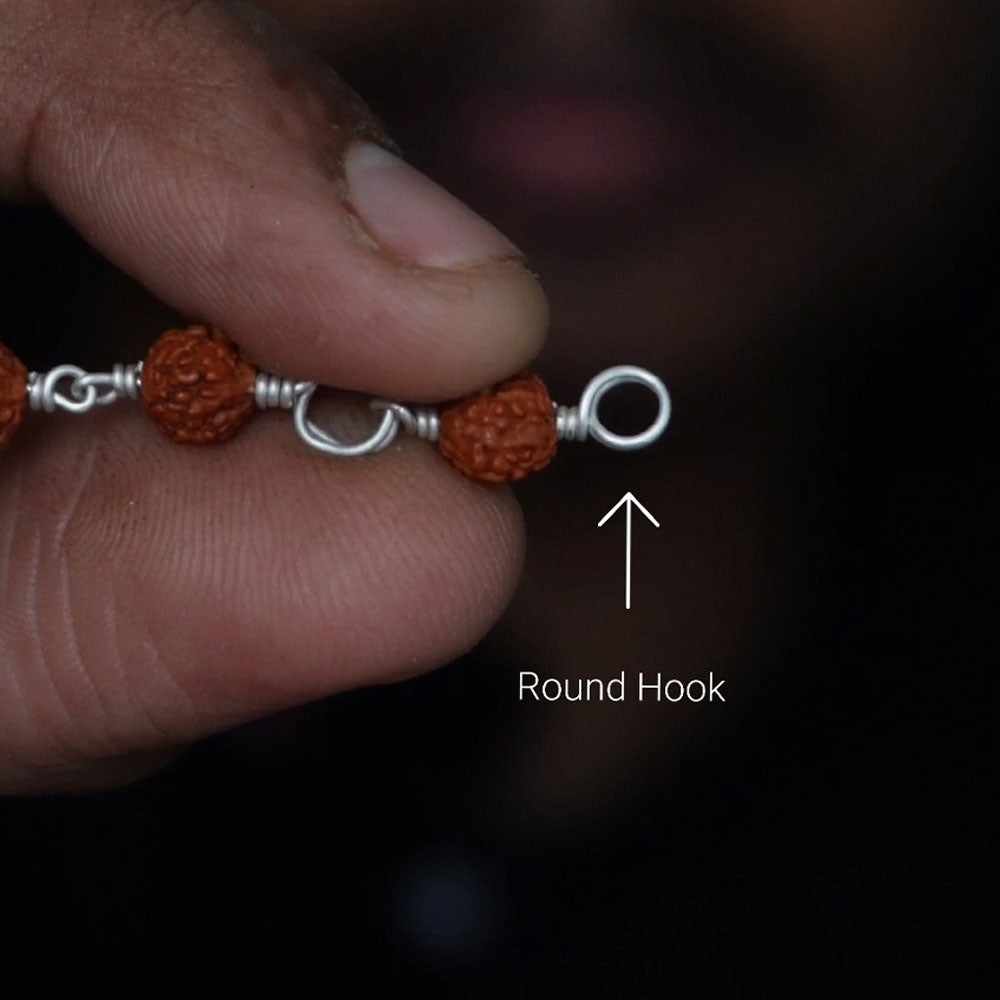 Rudhraksham bracelet 6mm without cap
