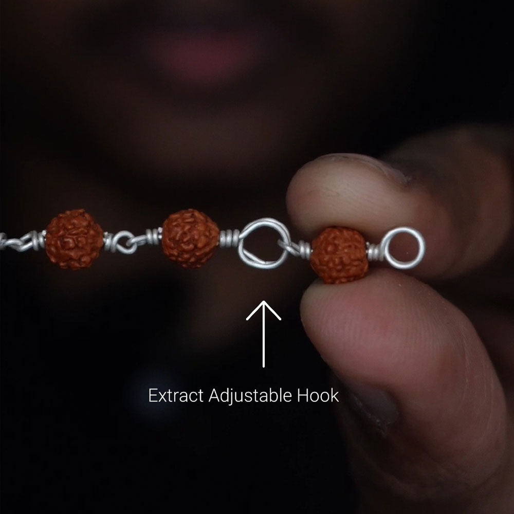 Rudhraksham bracelet 6mm without cap