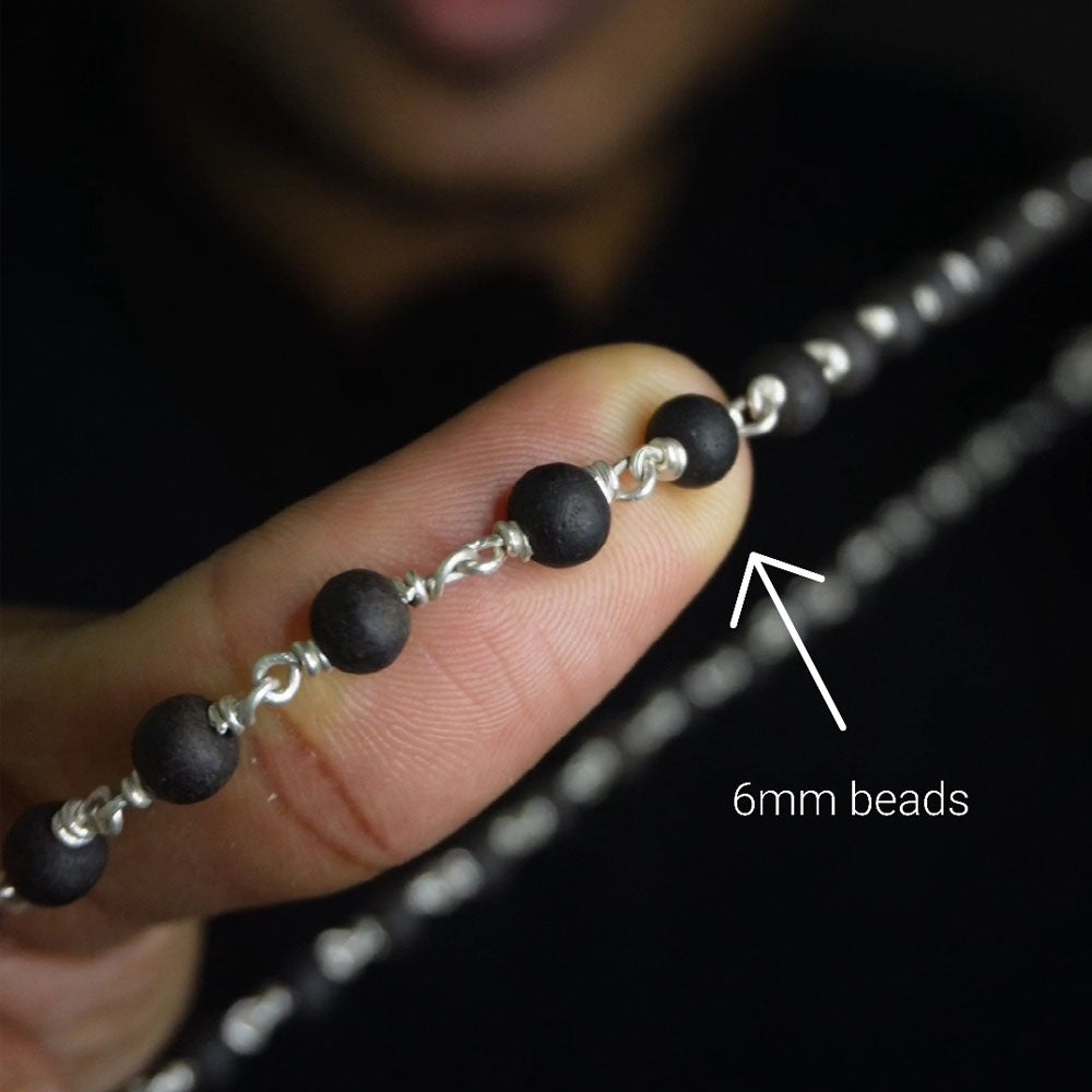 karungali malai 6mm 54 beads without cap
