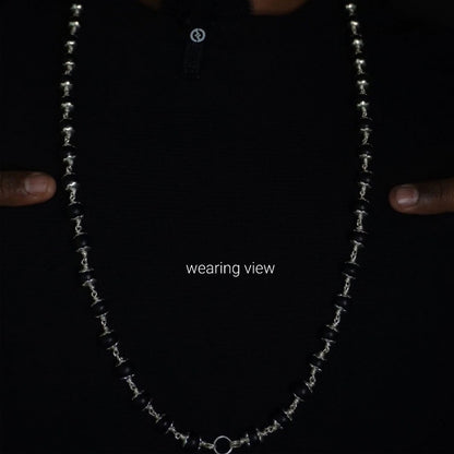 Karungali malai 8mm 54 beads with cap
