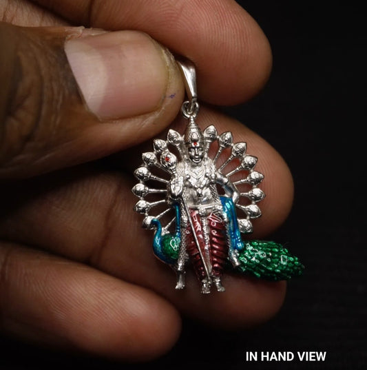 Peacock Murugan Pendant