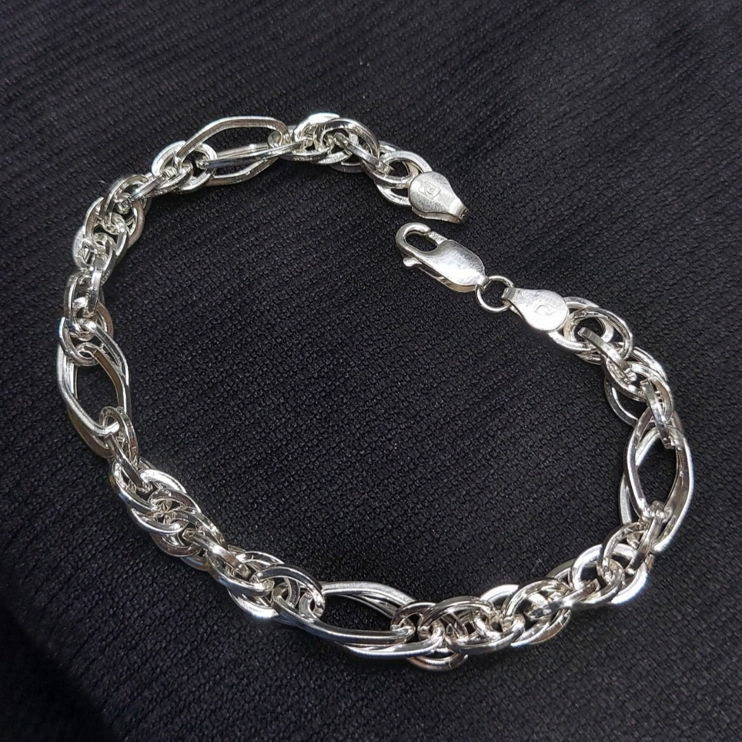 Rugged Hollow spiral hand chain 8.5 inches