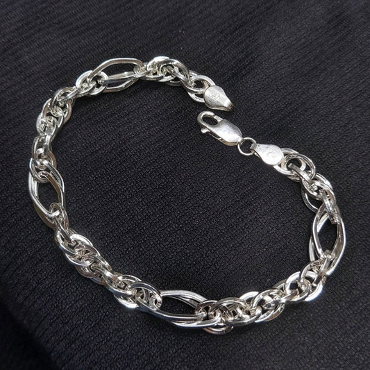 Rugged Hollow spiral hand chain 8.5 inches