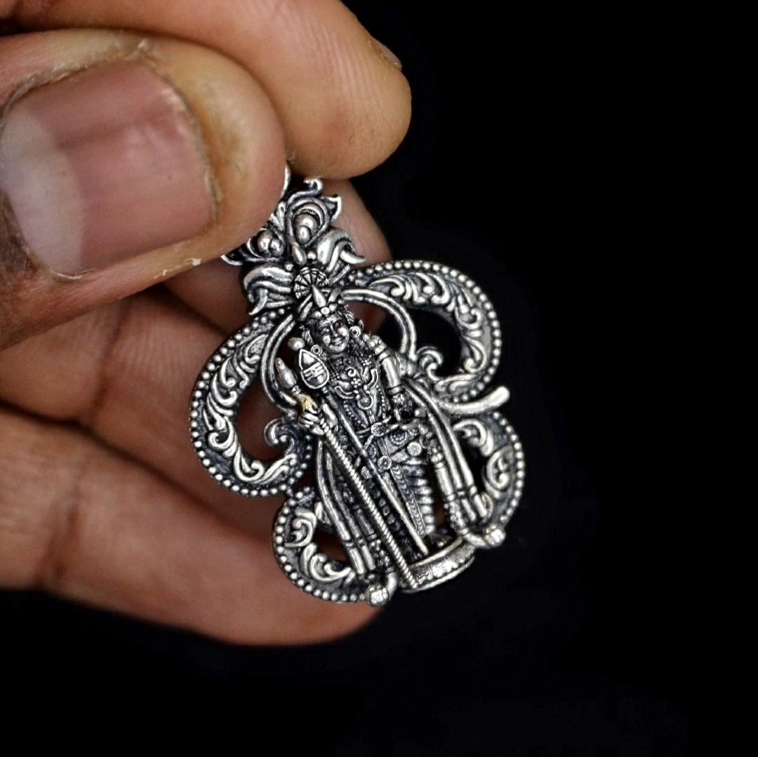 Raja alangaram premium antique murugan