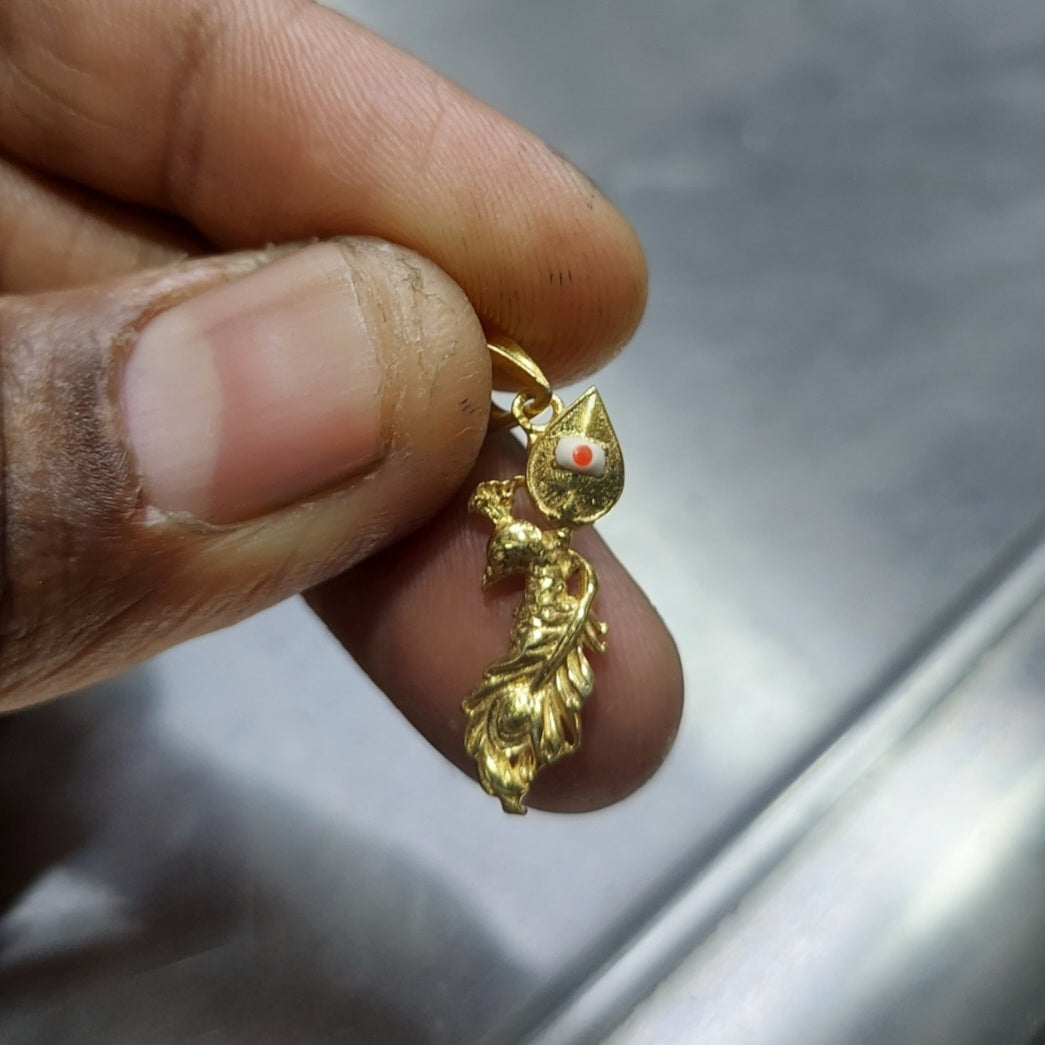 Vel mayil dollar white Enameled dollar