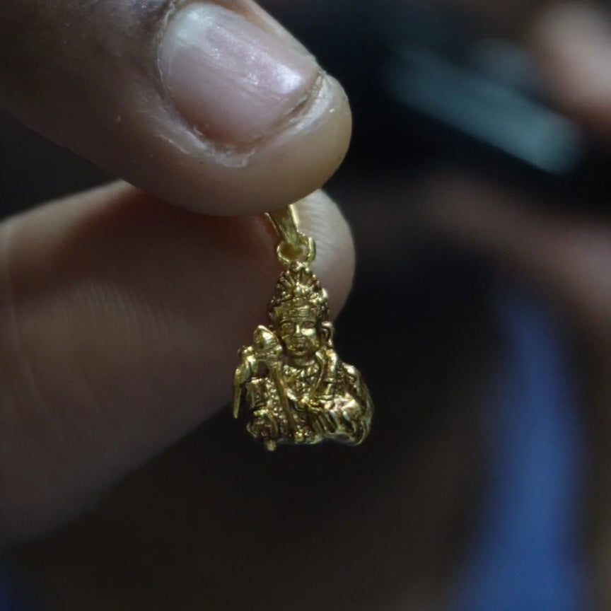 Murugan antique gold polish finish