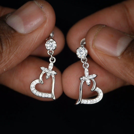 Heart shape design with micro stone