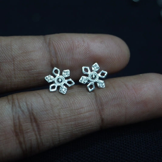 floral studs
