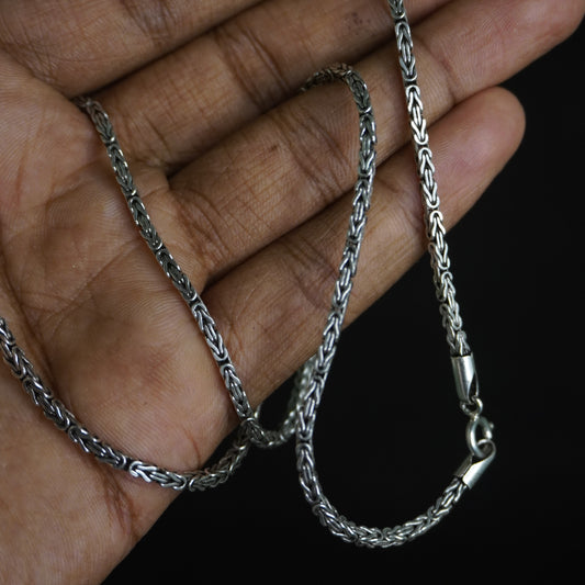 Oxidized king chain 24 inches