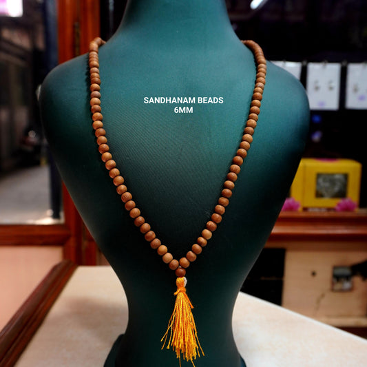 Sandhanam beads 6mm
