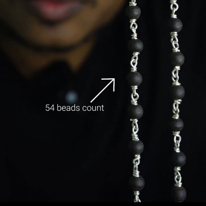 karungali malai 6mm 54 beads without cap