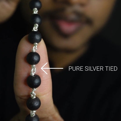 Karungali malai 8mm 54 beads without cap